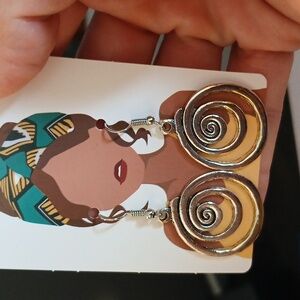 Boho swirl earrings